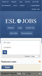 Mobile Screenshot of esljobs.com